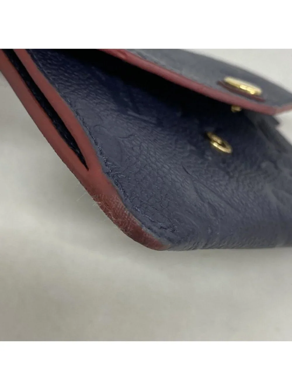 Louis Vuitton Coin Case Monogram Empreinte Pochette Cles Marine